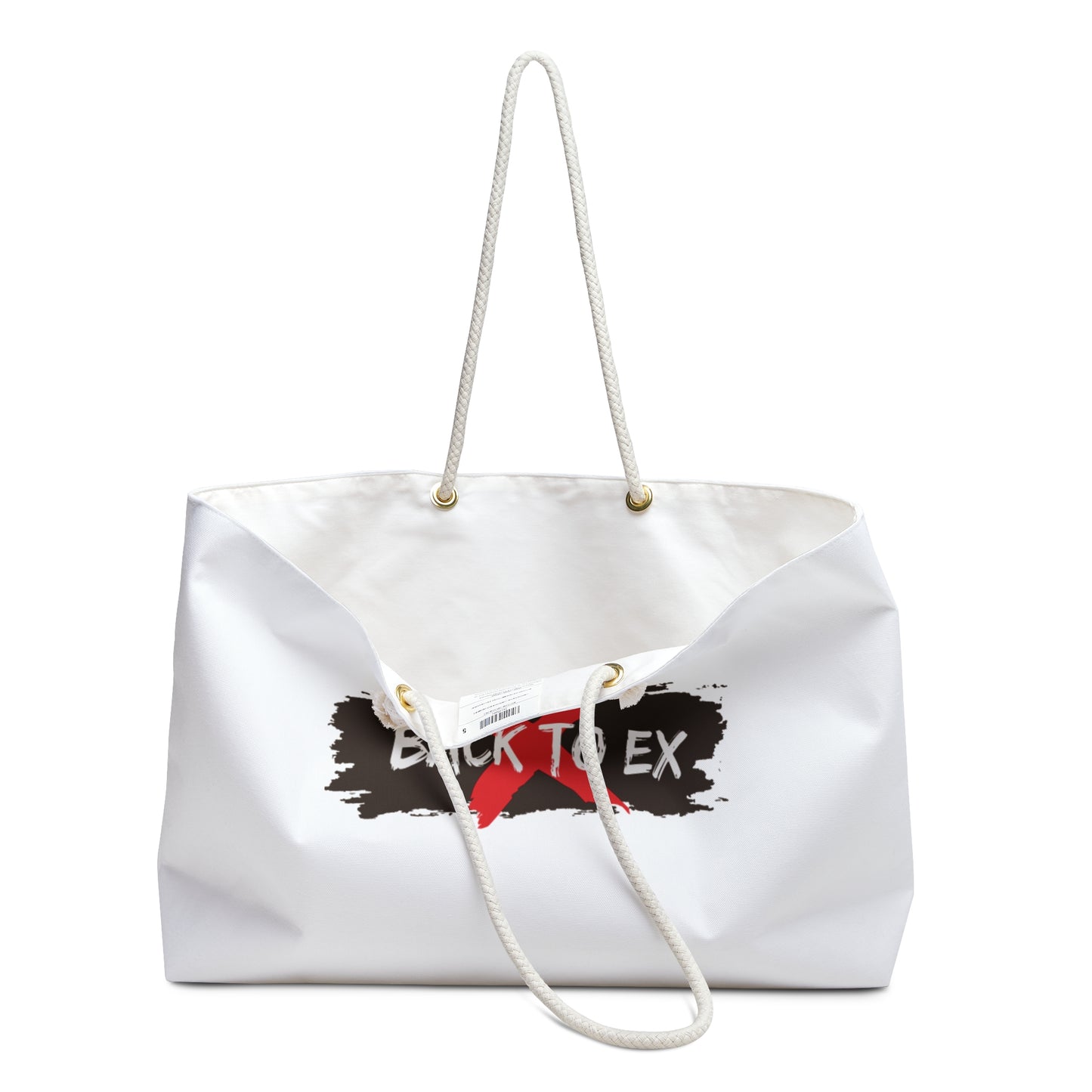 "No Back to Ex – Bold Weekender Bag with Attitude"